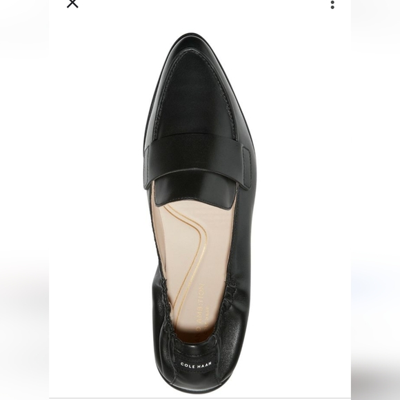 Cole Haan Grand Ambition Ambassador  leather flats black 9B - Picture 2 of 10